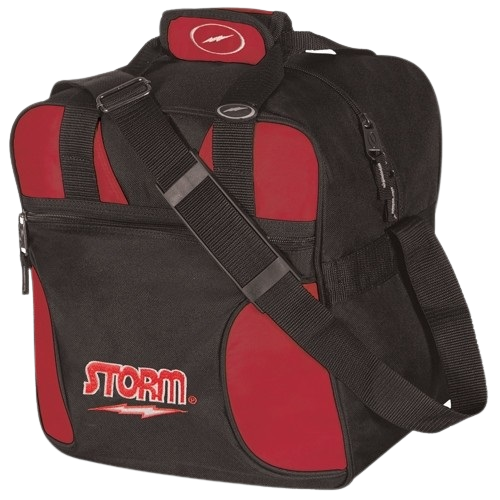 SAC, STORM 1-BALL SOLO TOTE BLACK/RED - Bowling Star's