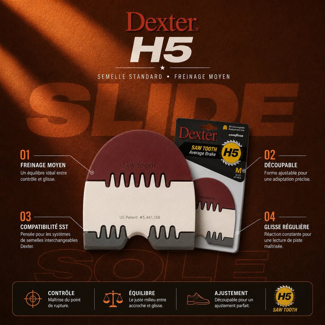 Talon Dexter H5 Saw Tooth - Transition Lisse, Multicolore - Bowling Stars
