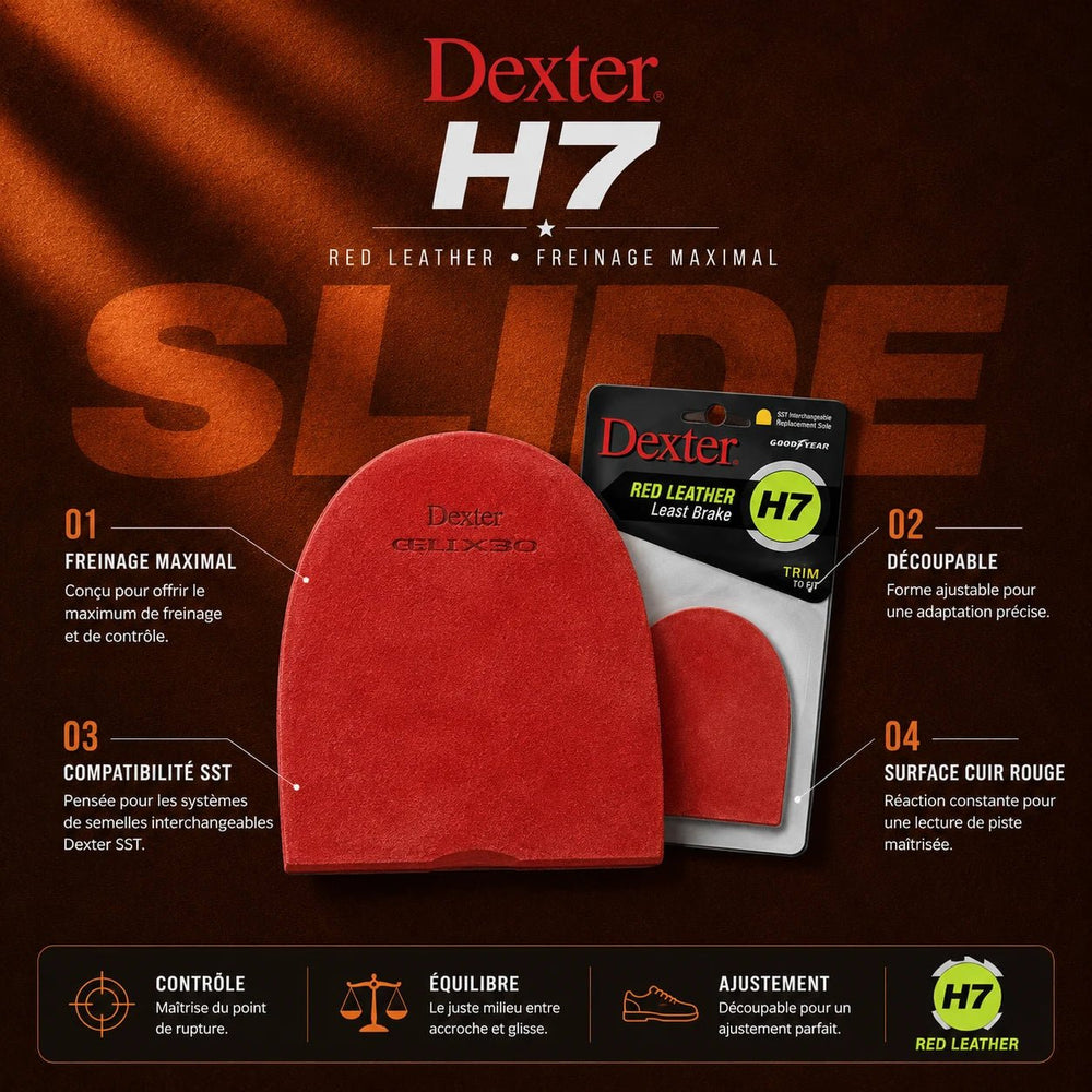 Talon Dexter H7 (cuir rouge) - Bowling Stars