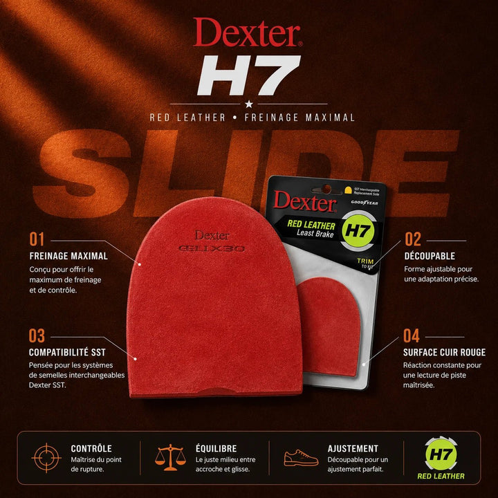 Talon Dexter H7 (cuir rouge) - Bowling Stars