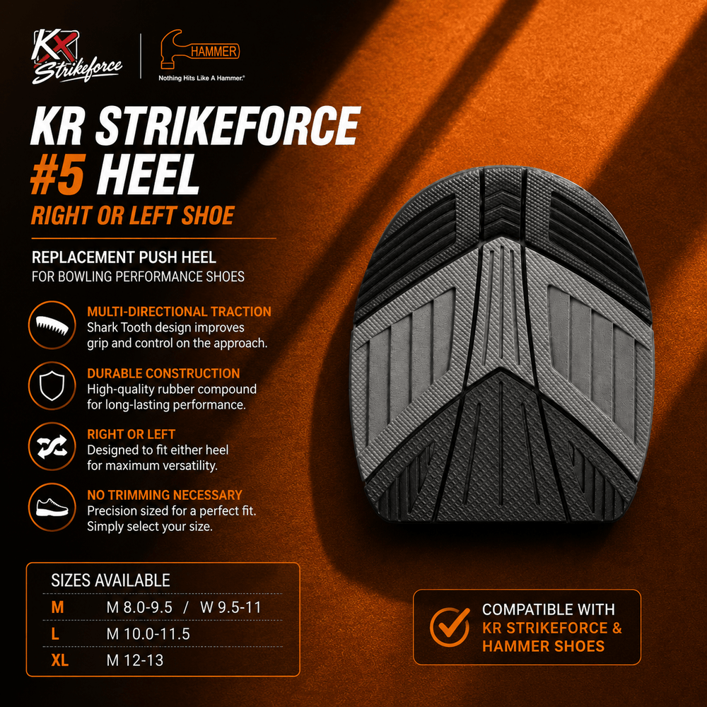 Talon KR 5 de KR Strikeforce - Compatible Chaussure Droite ou Gauche - Bowling Stars