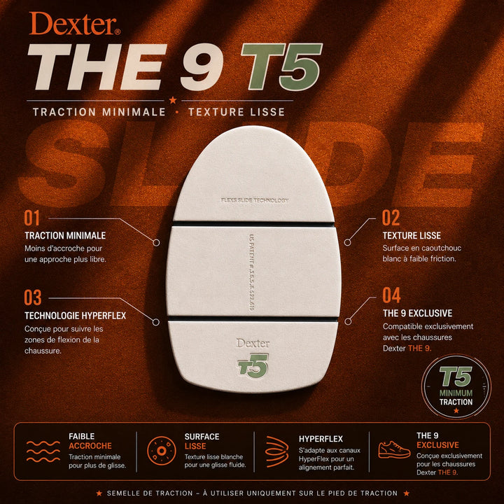 Talpa Dexter The 9 - tracțiune minimă, textura albă netedă