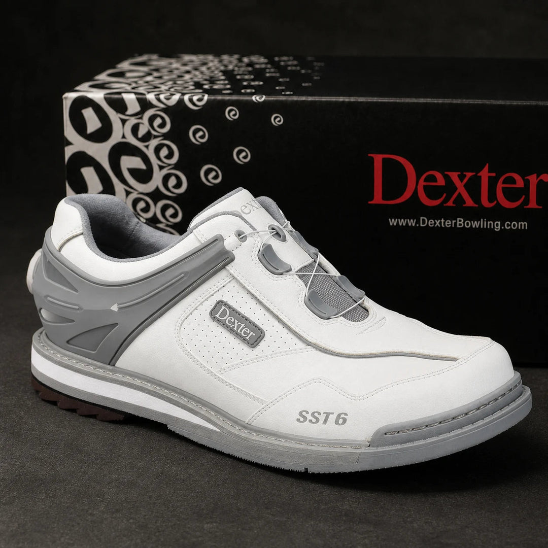TraqFlex BOA 6 Hybrid White / Grey - Bowling Stars