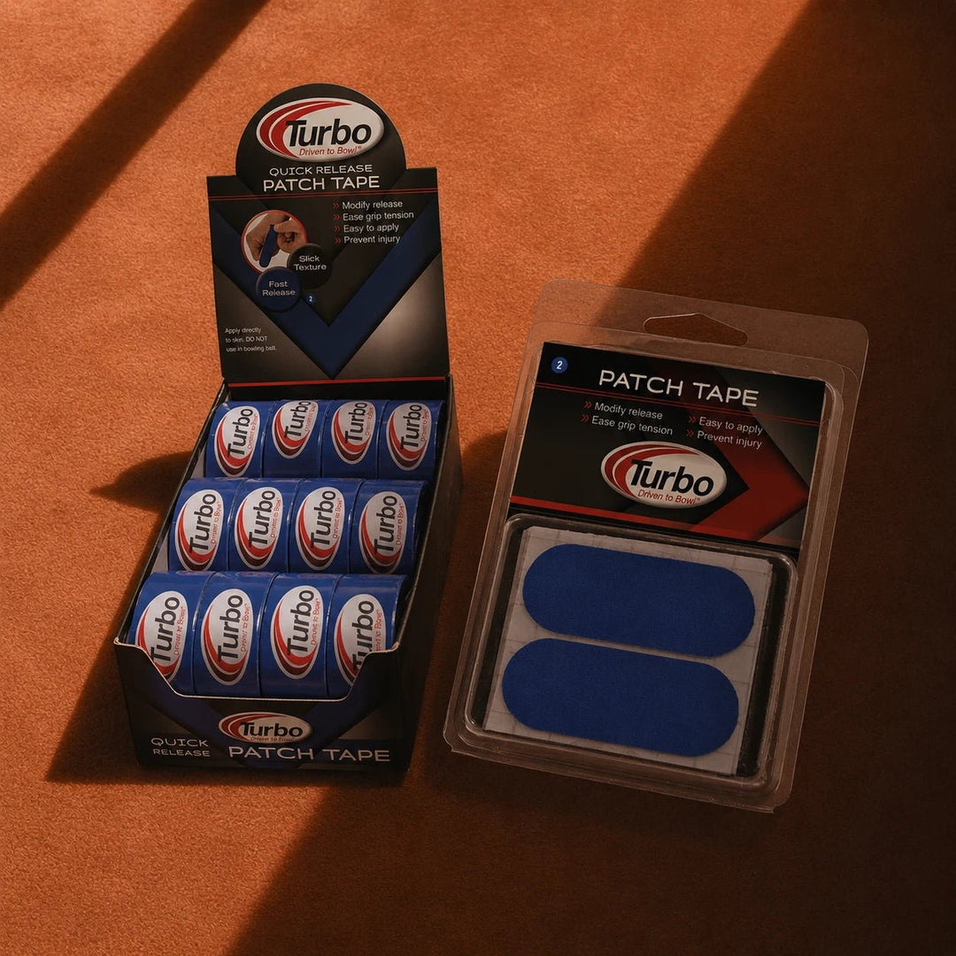 TURBO PS-P2 QUICK RELEASE PATCH TAPE BLUE 1" ROLL - Bowling Stars