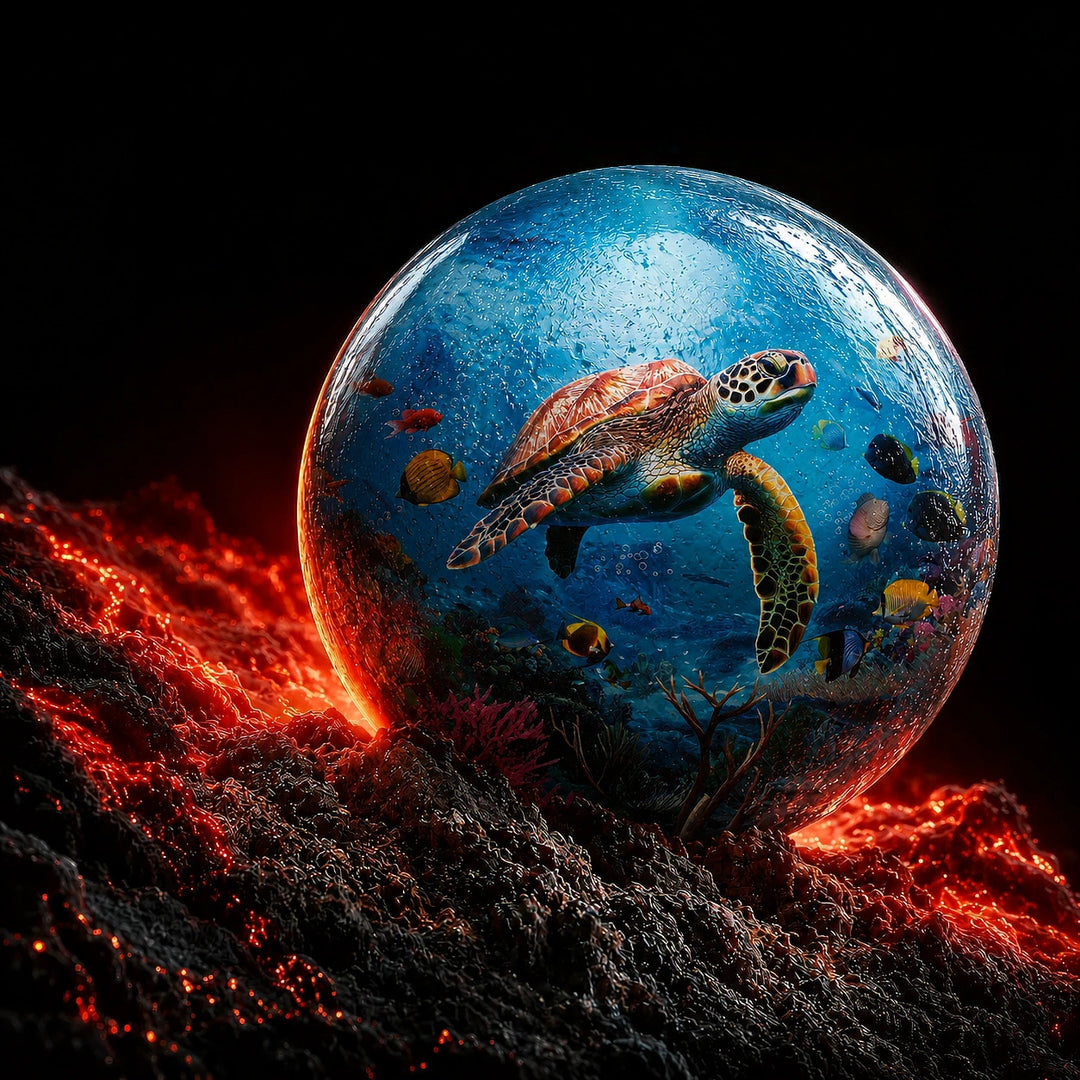 Bola VIZ-A-BALL SEA TURTLE