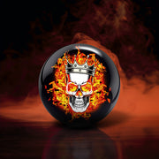 Boule VIZ-A-BALL FLAMING SKULL