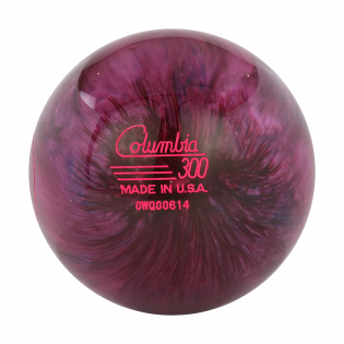 boule de bowling, BOULE COLUMBIA 300 WHITE DOT - TEAL/VIOLET/RED 16 LBS - Bowling Star's