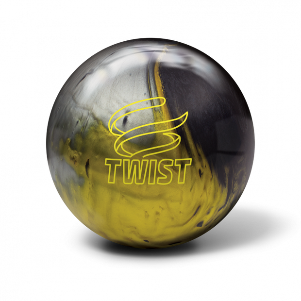 boule de bowling, BOULE TWIST NOIR / OR / ARGENT - Bowling Star's