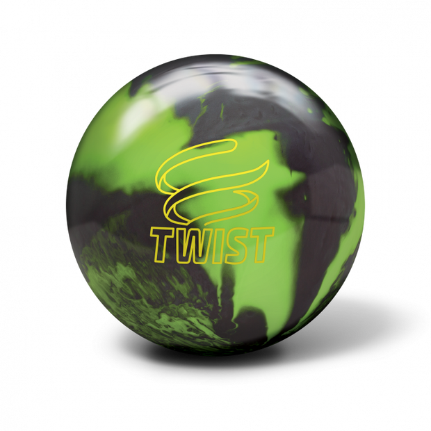 boule de bowling, BOULE Twist Neon Vert / Noir - Bowling Star's