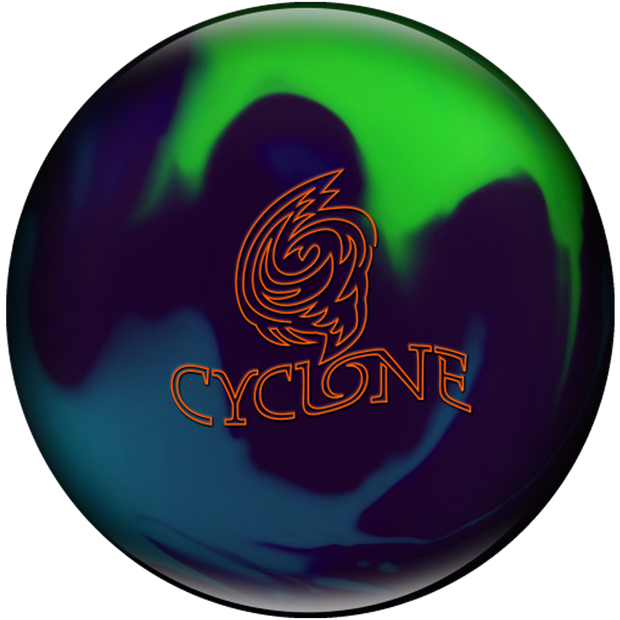 boule de bowling, BOULE EBONITE CYCLONE - PURPLE/TEAL/LIME - Bowling Star's