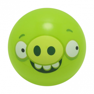 boule de bowling, BOULE ANGRY GREEN PIG - Bowling Star's