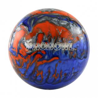 boule de bowling, BOULE PRO BOWL - BLUE/ORANGE/SILVER - Bowling Star's