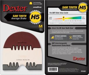 Talon Dexter H5 Saw Tooth - Transition Lisse, Multicolor