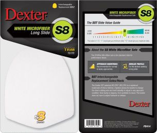 Dexter S8 sål i gult læder (længere slide)