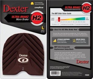 Dexter H2 Ultra Brakz Heel - roșu, frânare intensificată